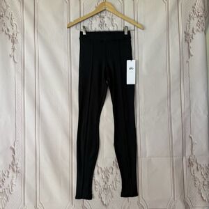 Alo Yoga Airbrush High-Waist Enso Stirrup Legging Black Sz XXS NWT Pilates